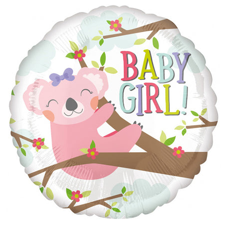 Folienballon BABY GIRL Koala