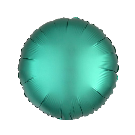 Produktfoto: Runder Folienballon, in mattem finish, 43 cm, in Jade-Grün.