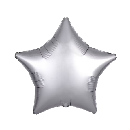 Folienballon als Stern, matt, 43 cm.