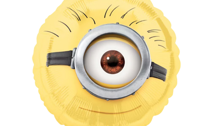 Minions Folienballon einäugig XXL gelb heliumgeeignet Kindergeburtstag Deko