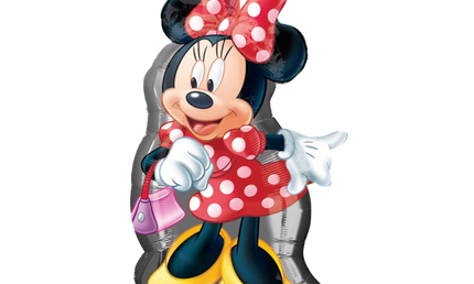 Minnie Maus Folienballon von Disney – süßer Heliumballon für Kindergeburtstag, Minnie Mouse Party und Mädchen Geburtstag. Perfekte Partydeko.