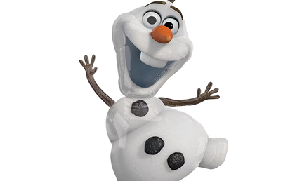 Disney Frozen Olaf Folienballon – Olaf Schneemann Heliumballon für Kindergeburtstag, Frozen Partydeko Ballon