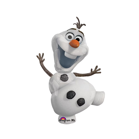 Disney Frozen Olaf Folienballon – Olaf Schneemann Heliumballon für Kindergeburtstag, Frozen Partydeko Ballon