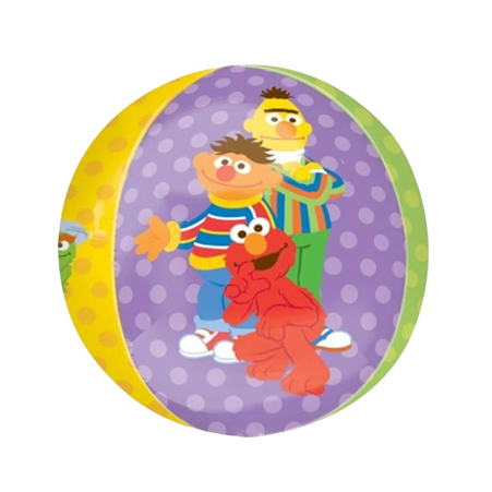 Sesamstraße Orbz Folienballon von Anagram mit Ernie Bert und Elmo klassisches TV Figuren Motiv