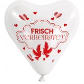 Herzballons mit Motiv
