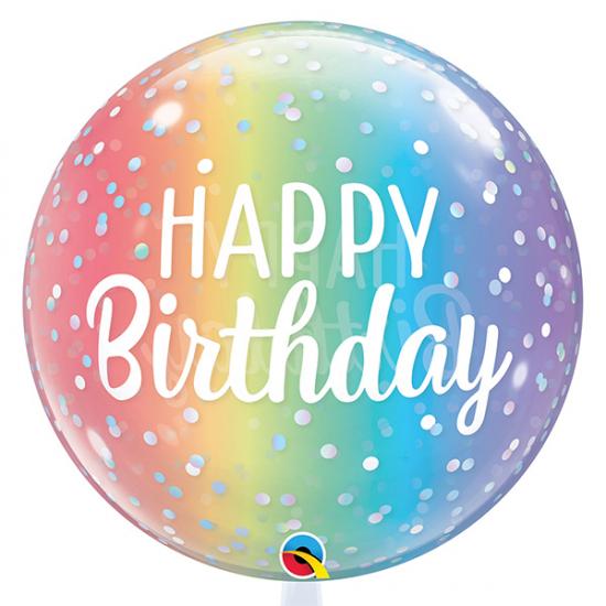 Bubble 56cm "Happy Birthday" 
