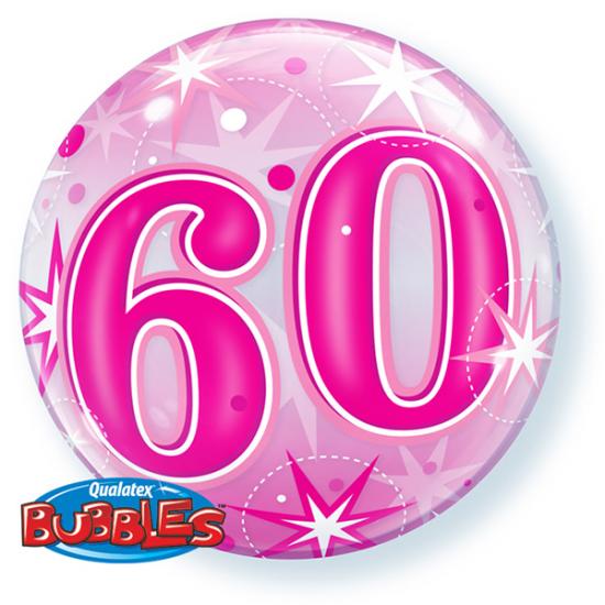 Bubble 56cm "60" pink 