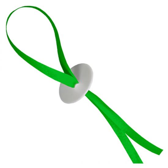 Ballontragebänder mit Schnellverschluss grün 