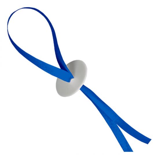 Ballontragebänder mit Schnellverschluss blau 
