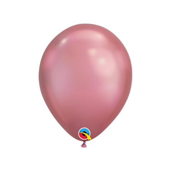 Luftballon rosa chrome, 30cm 