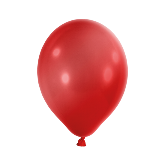 Luftballon rot metallic, 30cm 