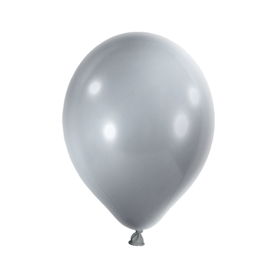 Luftballon silber metallic, 30cm 