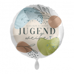 Folienballon 43cm "Alles gute zu deiner JUGENDWEIHE" 