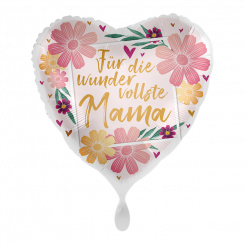 Folienballon 43cm "Für die wundervollste Mama" 