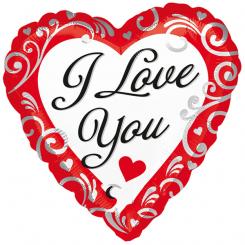 Folienballon 71cm "I love you" 