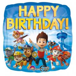 Folienballon 43cm "Paw Patrol - Happy Birthday!" 