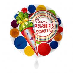 Folienballon 43cm "Mein erster Schultag" 