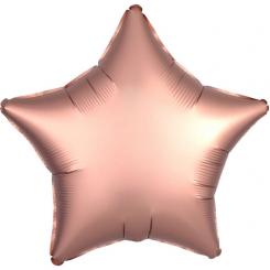 Folienballon Stern 48cm ROSÉ Satin 