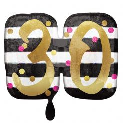 Folienballon Kissen "30" 