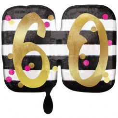 Folienballon Kissen "60" 