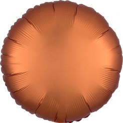 Folienballon Rund 43cm ORANGE Satin 